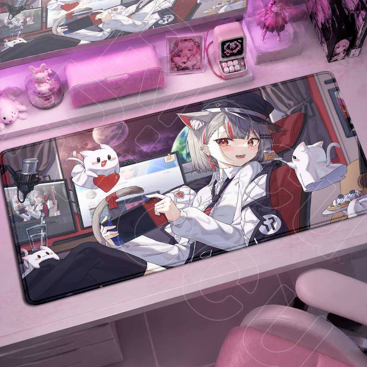 Gaming Accessories Girls - Kawaii Girl Neneko Mashiro StelLive Anime