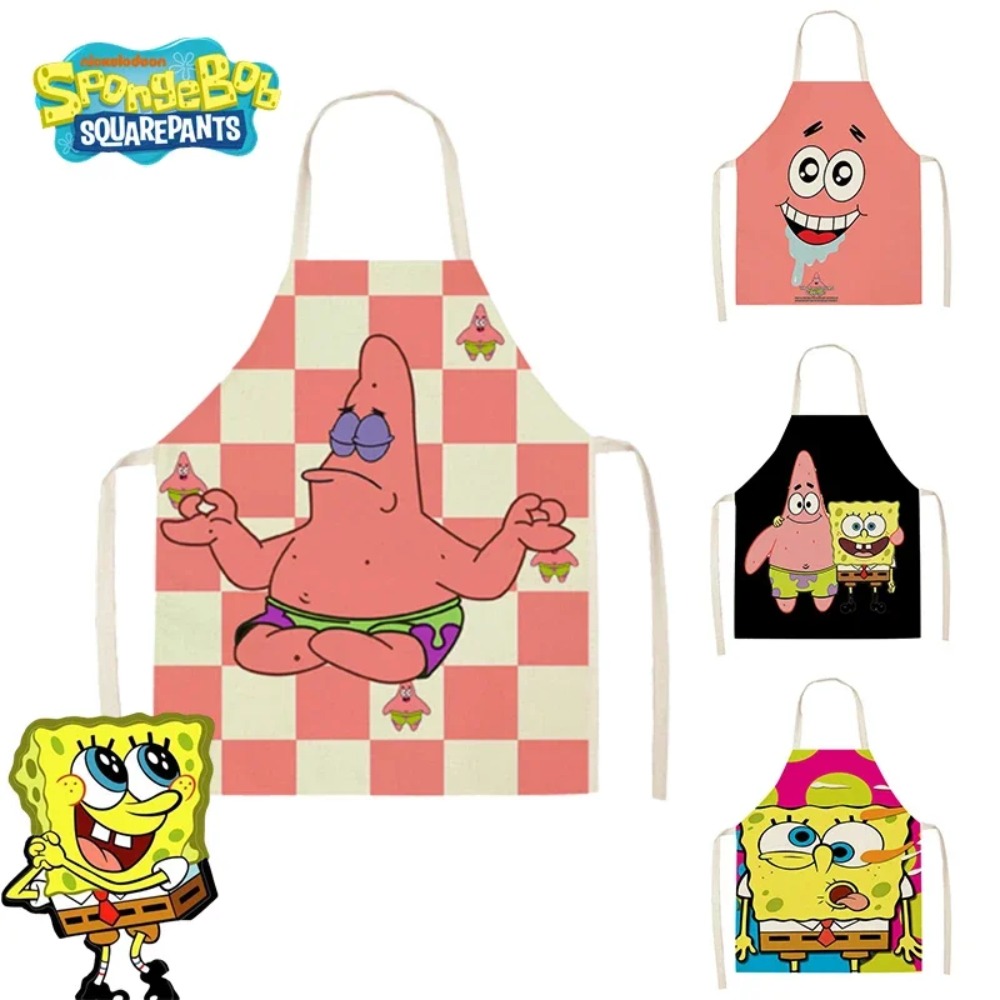 Gaming Kitchen Accessories - SpongeBob Patrick Keukenschorten voor volwassenen Linnen