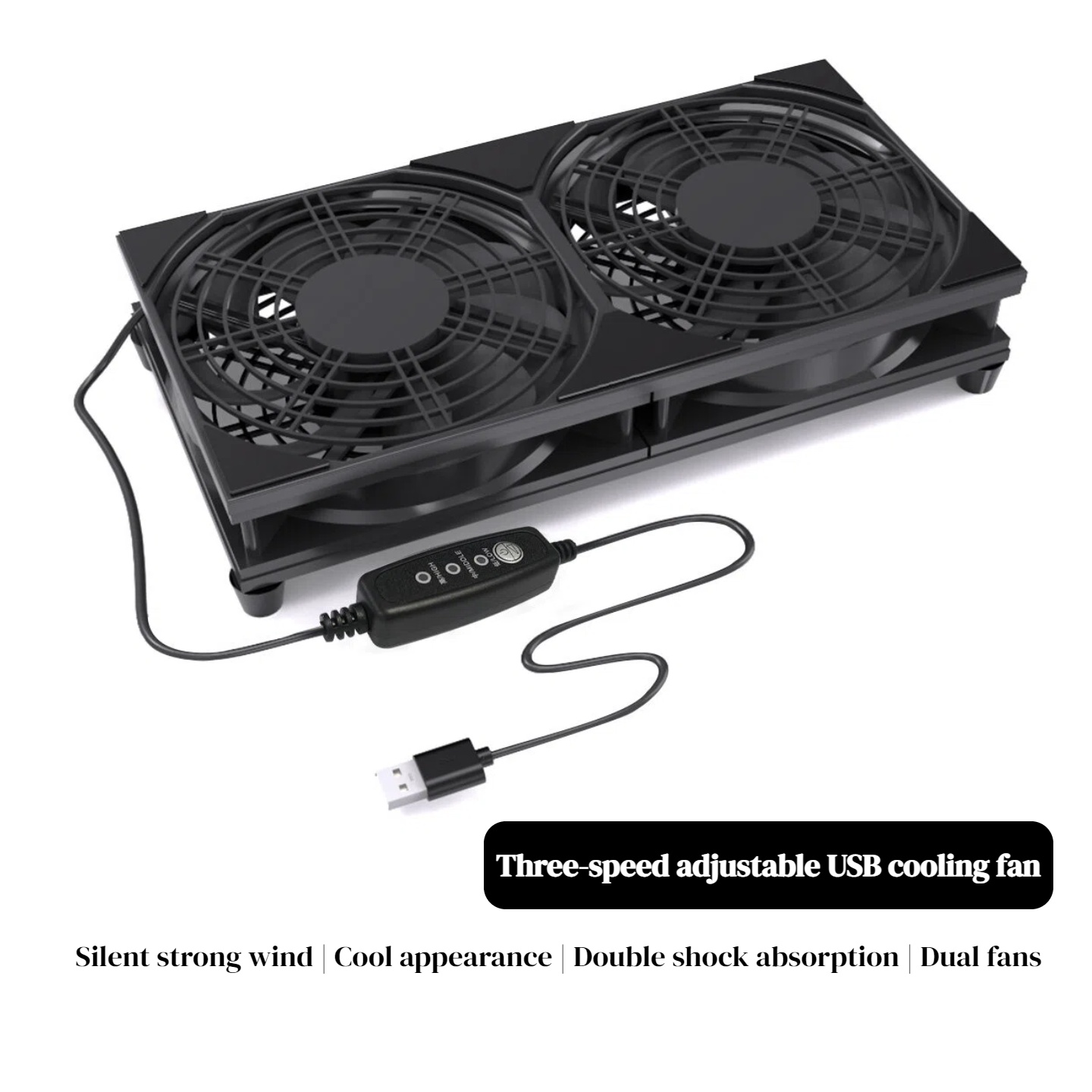 Fan Hub Rgb Controller - Dubbele USB-koelventilator met 3 snelheden |
