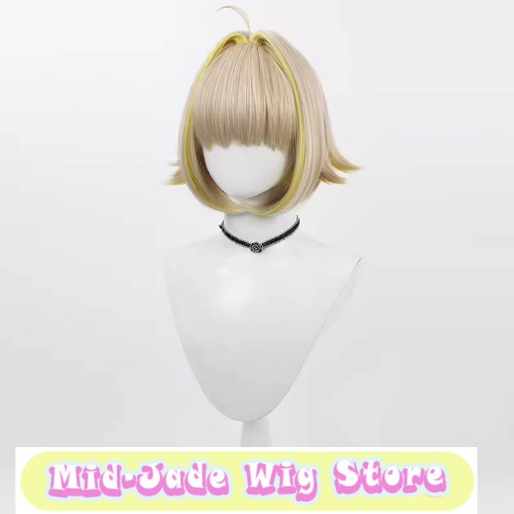 Gaming Accessories Korea - Anime Cosplay Pruik Met Highlights, Realistische