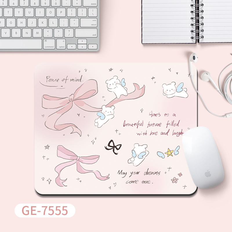 Gaming Accessories Korea - Korea Ins Bow Roze Rubber Desktop