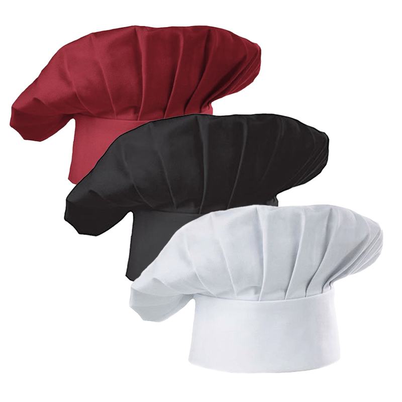 Gaming Kitchen Accessories - 3 stks High22cm Koksmuts Witte Koksmuts