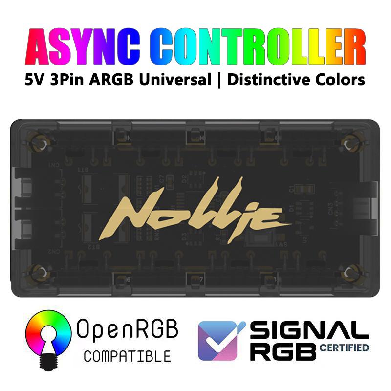 Fan Hub Rgb Controller - Nollie SignalRGB OpenRGB Universele 5V 3PIN