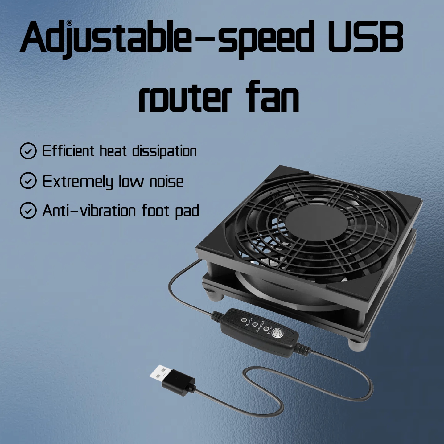 Fan Hub Rgb Controller - Verstelbare ventilator met 3 snelheden en