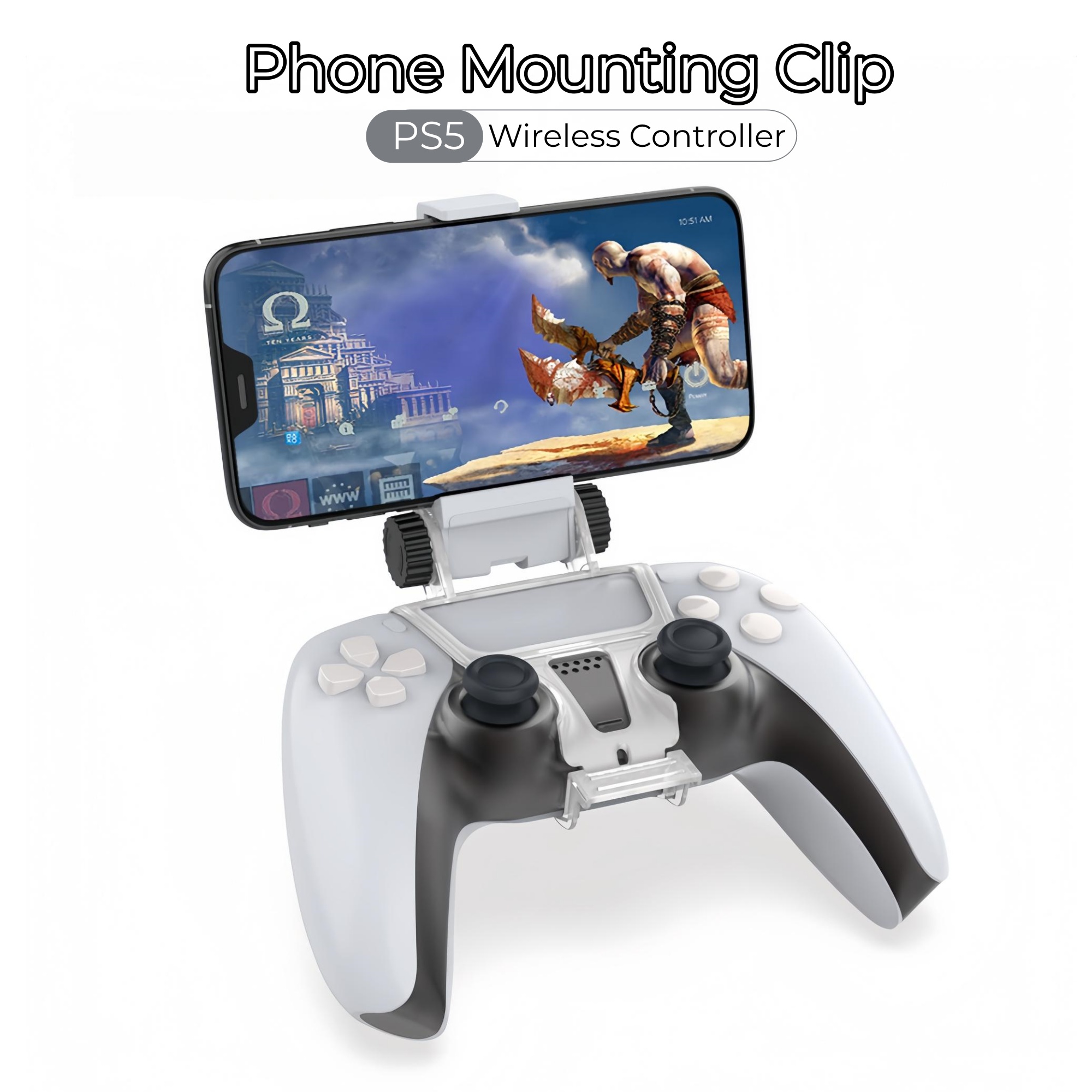 Gaming Accessories For Phone - Verstelbare hoek telefoonhouder voor PS5 DualSense