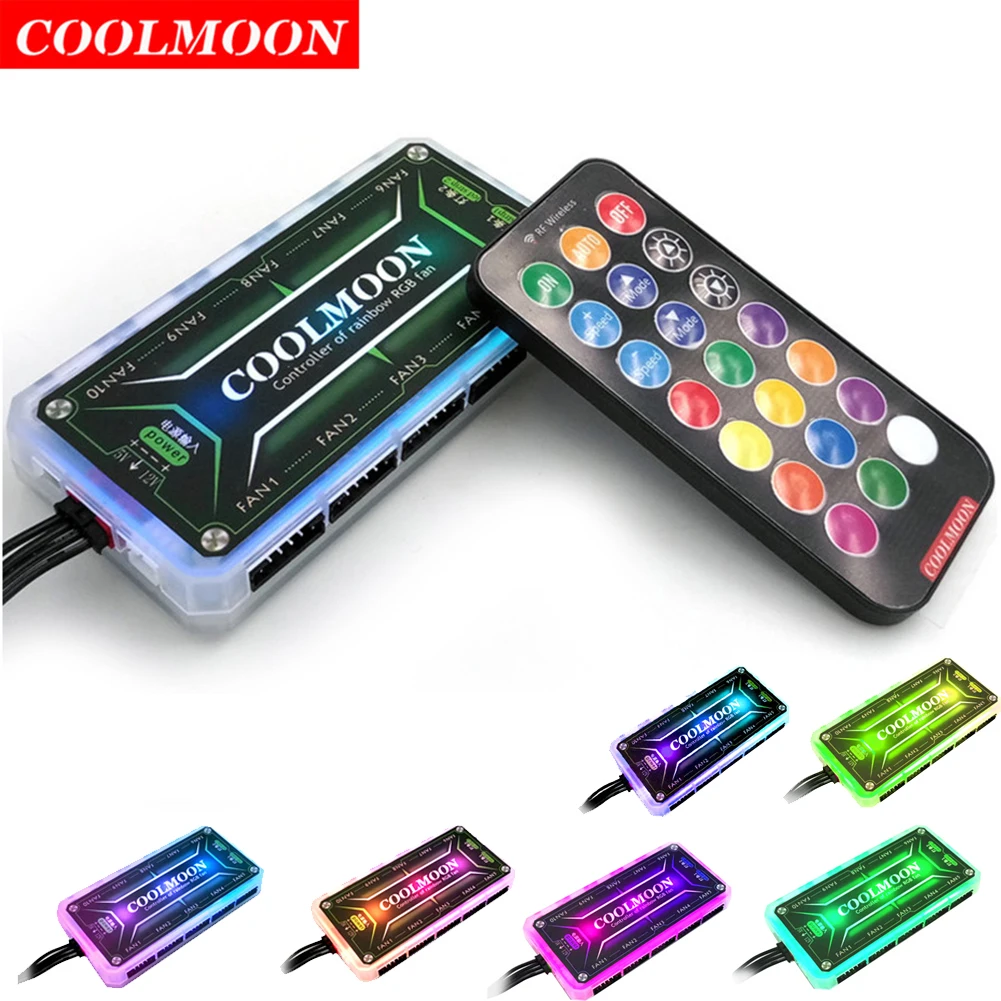 Coolmoon Rgb Controller 12V 5a - Fan Hub Rgb Controller recensie en prijs
