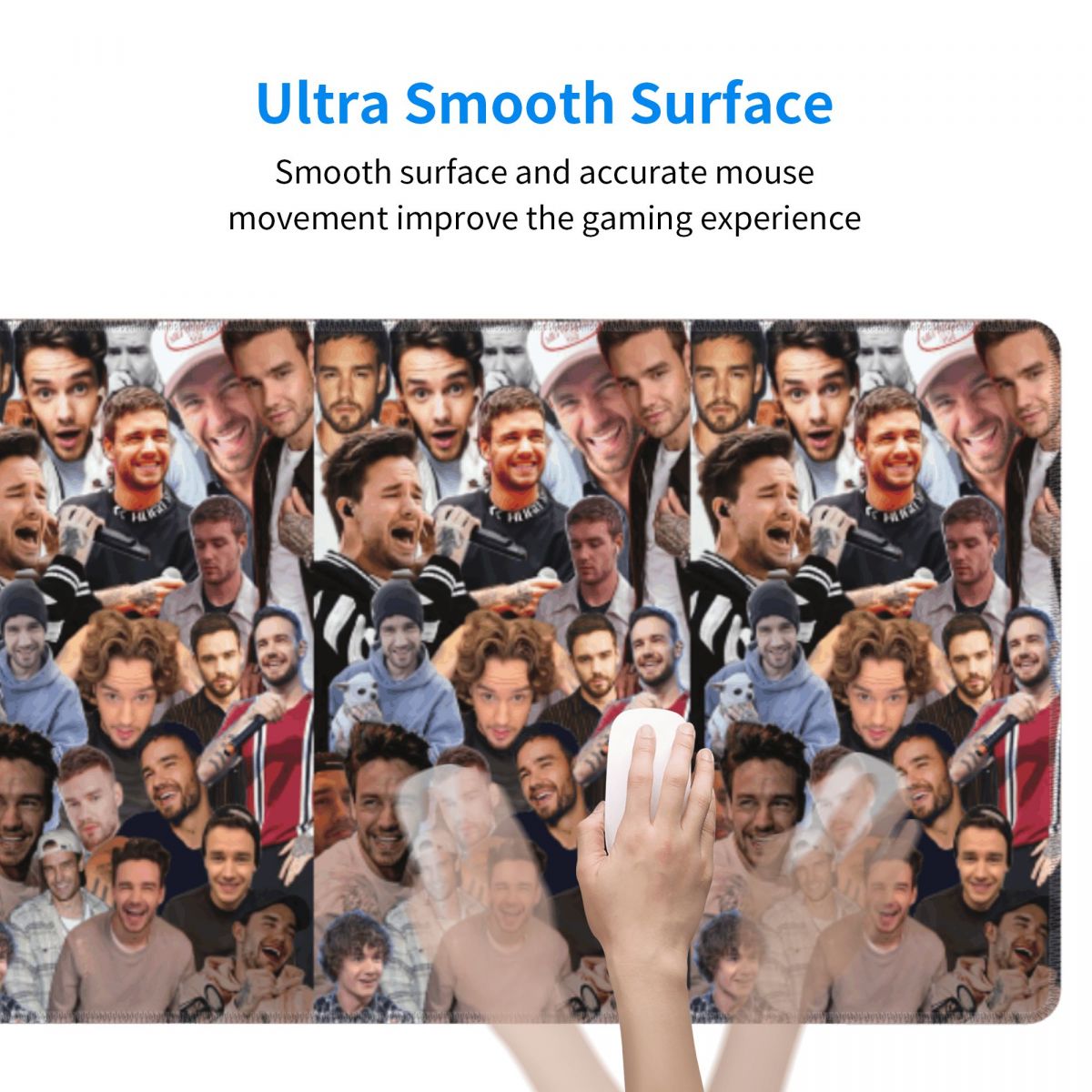 Grote muismat Liam Payne fotoc - Gaming Accessories Photo recensie en prijs