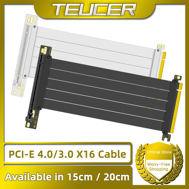 TEUCER PCI-E 4.0 X16 Riser-kab - Pcie Extension Cable recensie en prijs