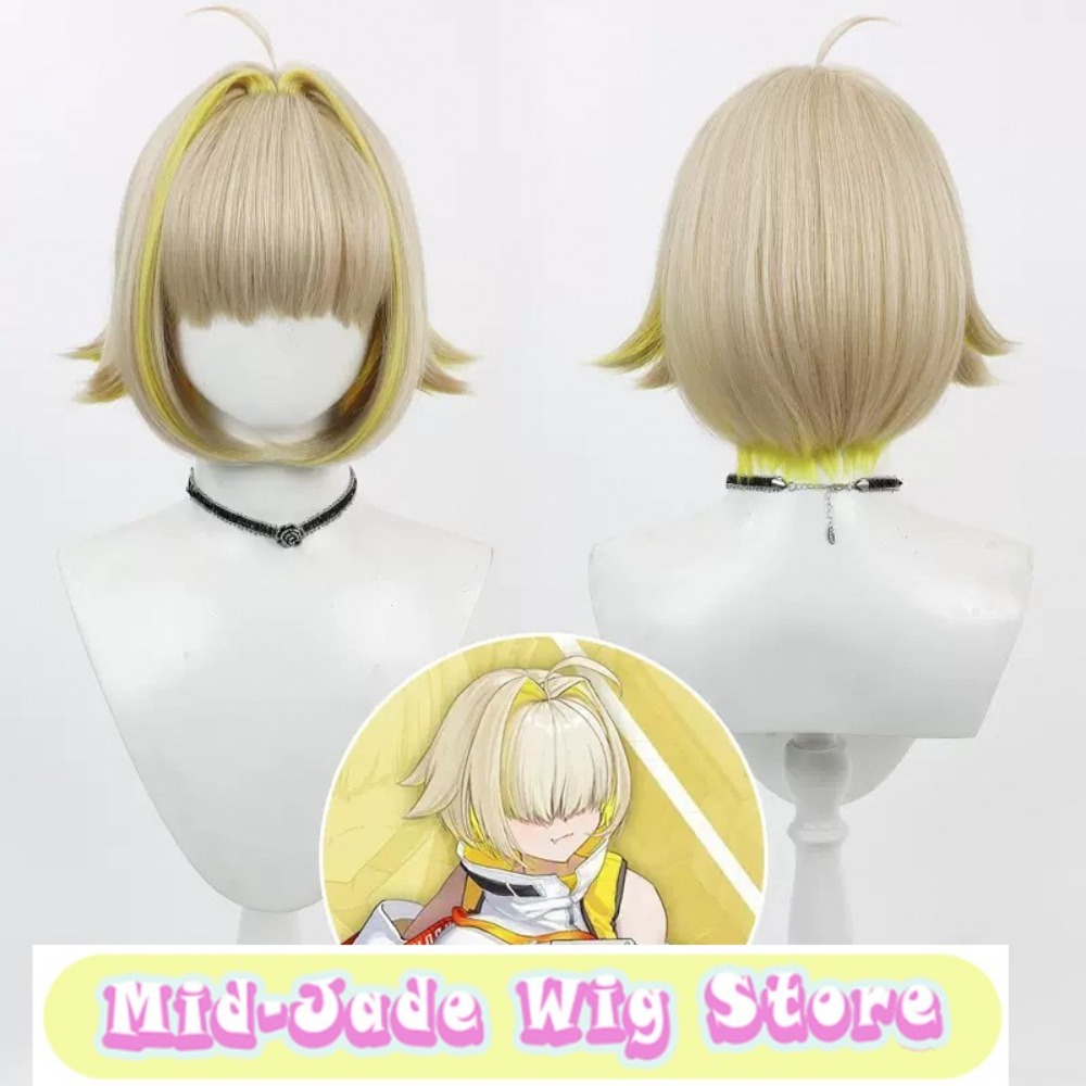 Anime Cosplay Pruik Met Highli - Gaming Accessories Korea recensie en prijs