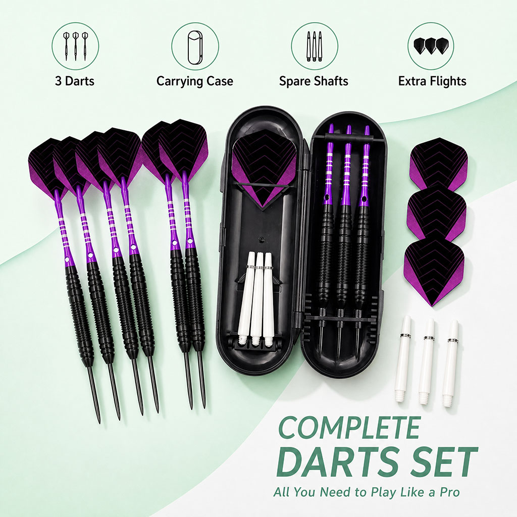 Indoor Sport Steel Tip Dartset - Gaming Accessories Box recensie en prijs