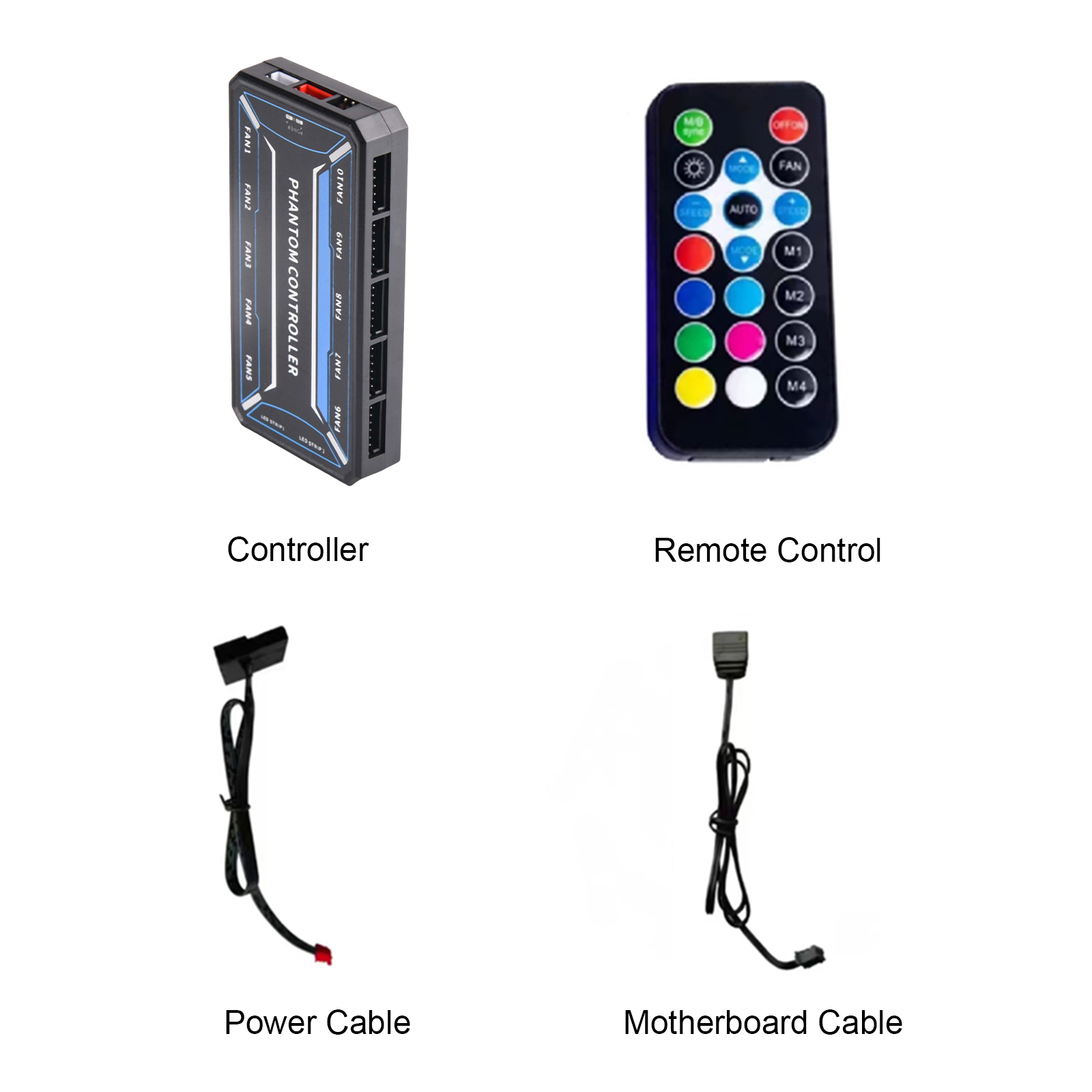 6-pins 10-poorts computer ARGB - Fan Hub Rgb Controller recensie en prijs