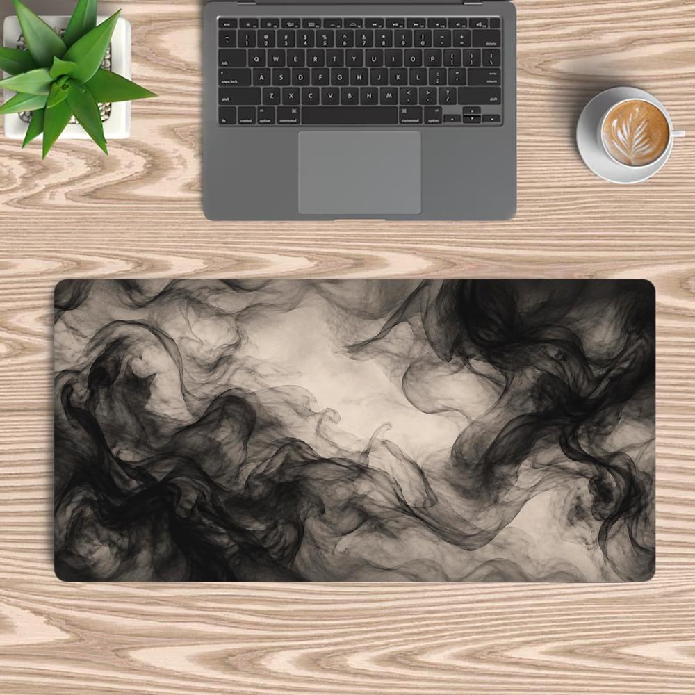 Zwarte muismat met rookmotief, - Gaming Accessories For Pc Setup recensie en prijs