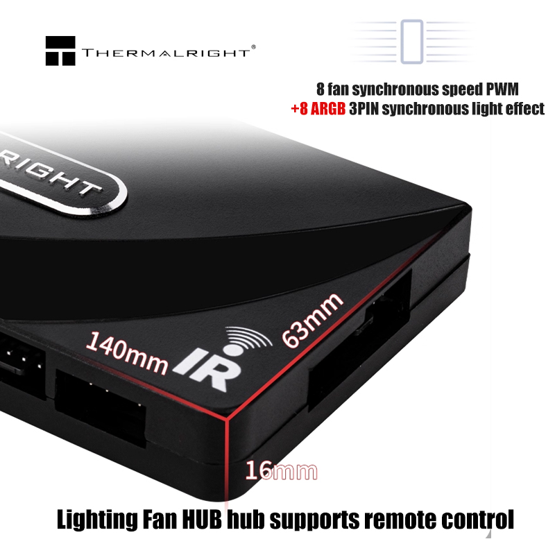 Thermalright 1 Tot 8 4 PIN PWM - Fan Hub Rgb Controller recensie en prijs